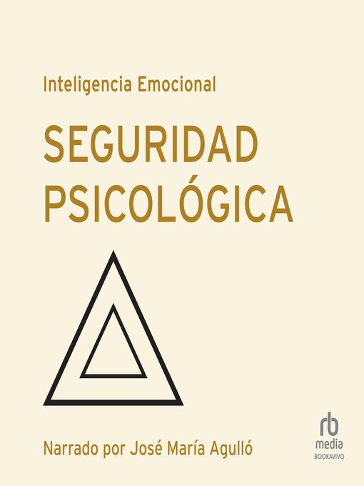 Title details for Seguridad psicológica by Harvard Business Review - Available